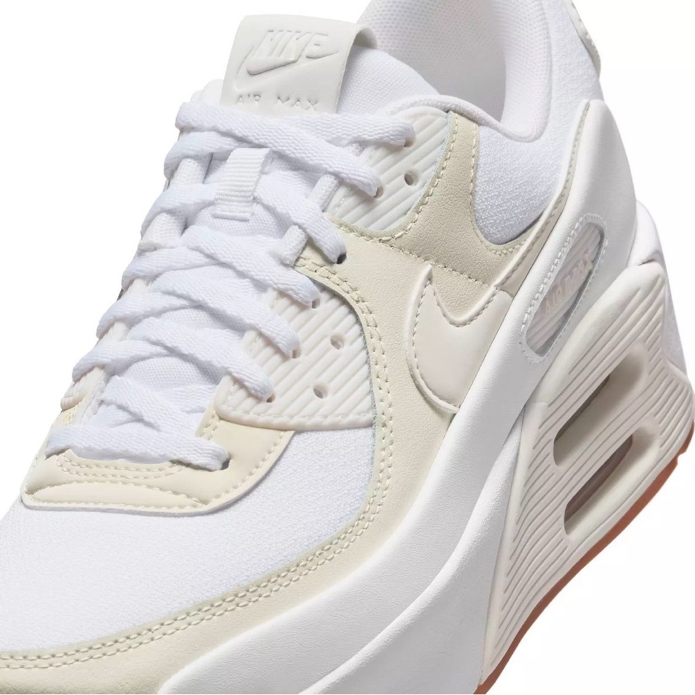 Nike Air Max Women's White and Cream Sneakers - Picture 6 of 9